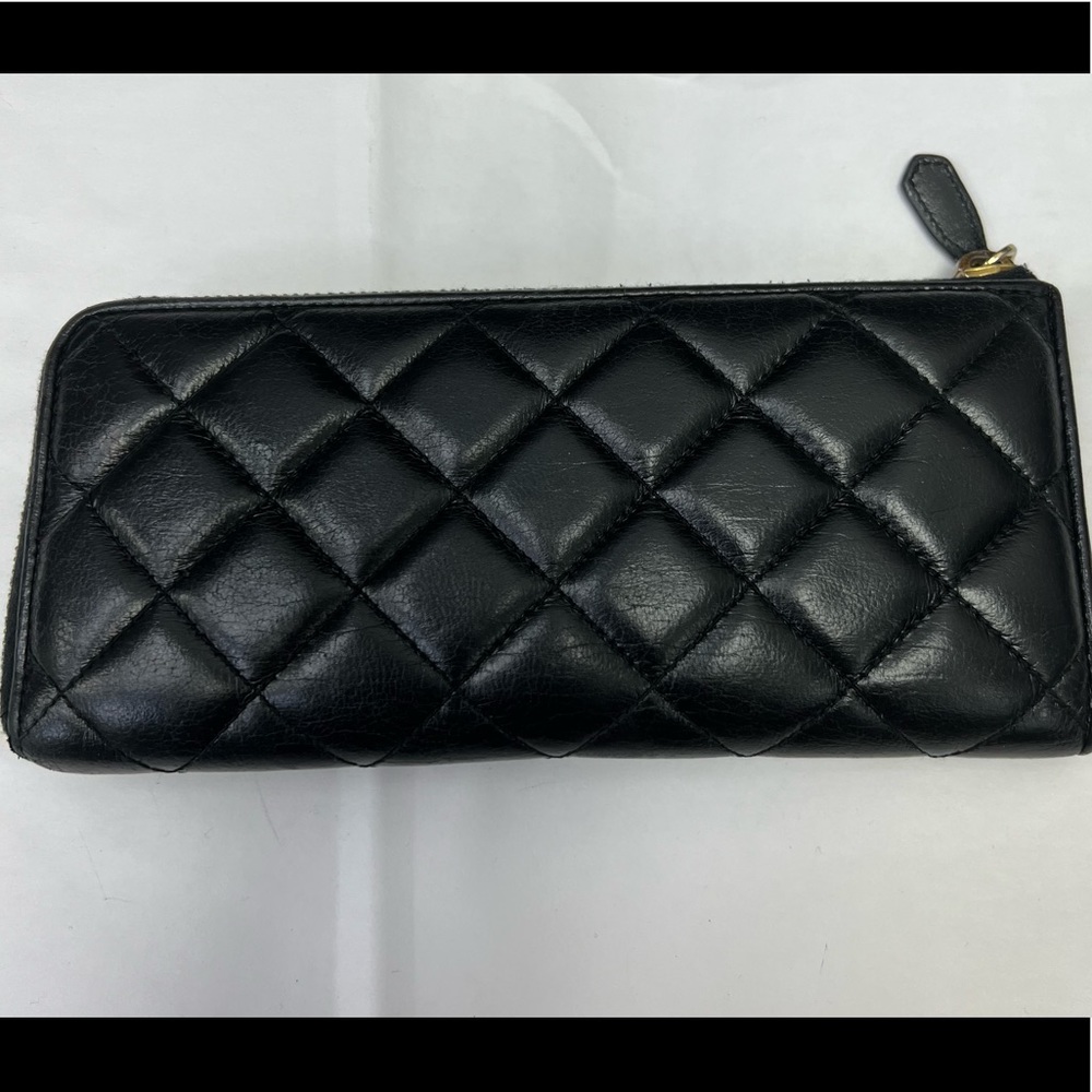 Prada Wallet in Black Leather with Bow - Picture 3 of 4